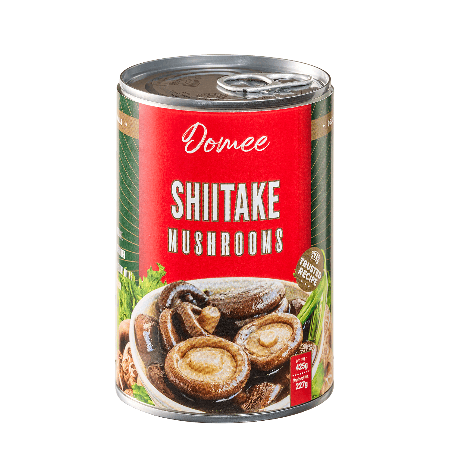 Canned Shiitake Mushrooms Domee packaging