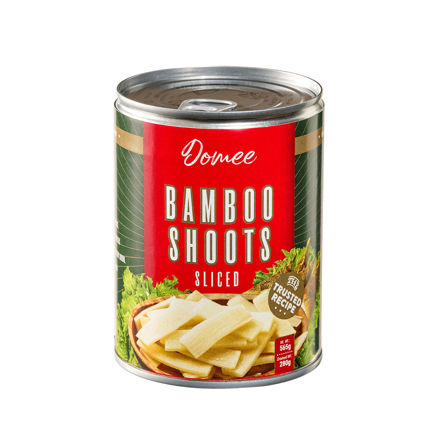 Canned Halved Bamboo Shoots Domee packaging